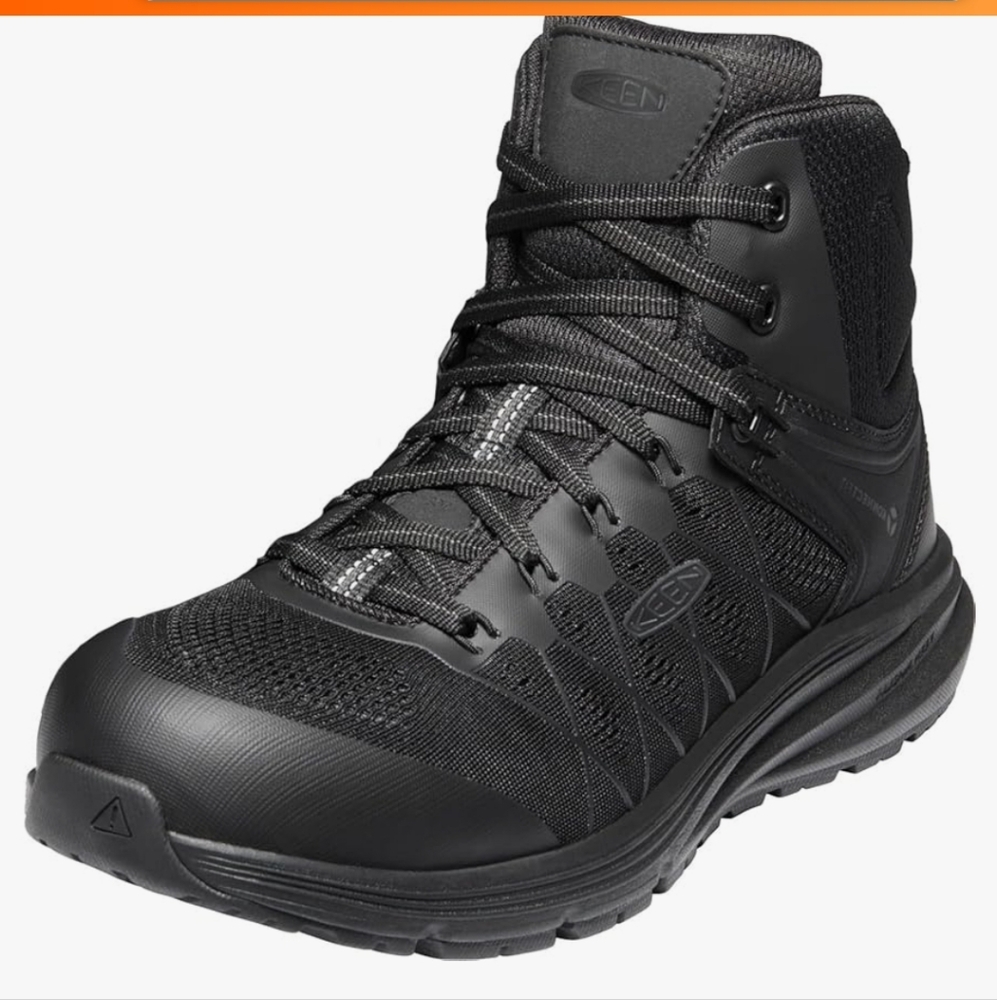Wide KEEN Utility mens Vista Energy Mid Composite Toe Work Shoes vista energy